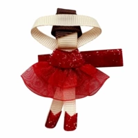 Балетная девушка № 12 Red Glitter