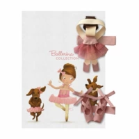 Балетный набор № 1 ретро -розовый порошок антикварный лиловый