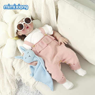 咪咪熊否吊带长爬棉质春秋