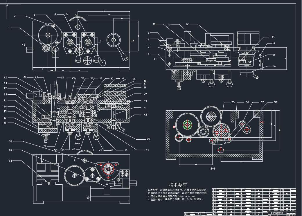 ca6140普通车床溜板箱设计图机械cad 说明素材