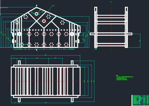 2ZK2040型双轴直线振动筛设计2D图机械CAD+说明图纸