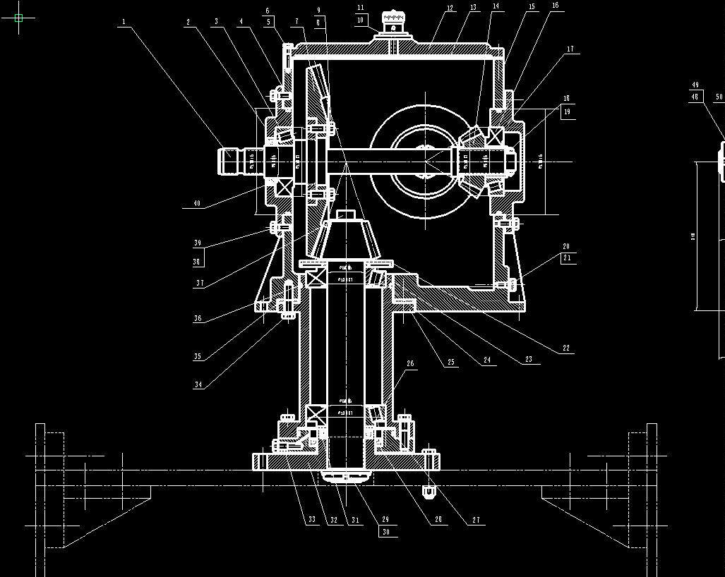 香蕉秸秆根茬还田机结构设计2d图机械cad素材