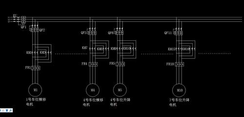 自动立体车库PLC控制系统设计2D图机械CAD+说明图纸