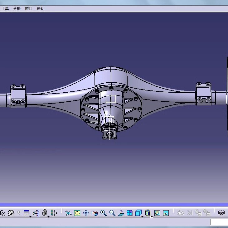 江淮征途皮卡驱动桥优化设计2D图机械CAD+说明图纸