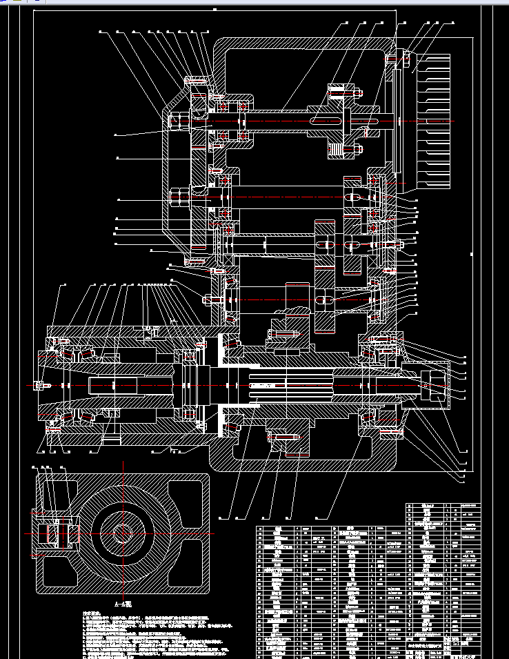 拖拉机变速箱体上四个定位平面夹具及组合机床动力箱设计2D图图纸
