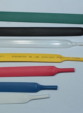 沃尔热缩管8mm环保绝缘阻燃保护2倍整卷收缩多色ROHSUL认证裁切