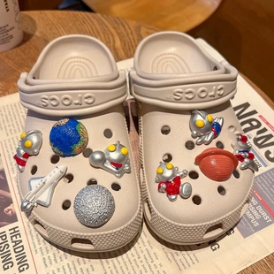 奥特曼洞洞鞋配饰diy星球大战鞋花适配卡洛驰洞洞鞋拖鞋扣男