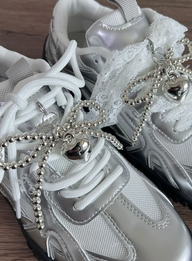 鞋带扣鞋花装饰女德训鞋装饰配饰串珠流苏蝴蝶结鞋带扣鞋花扣