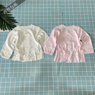 圆梦宝新生儿双层印花系带和尚服宝宝春秋冬无骨半背衣纯棉上衣