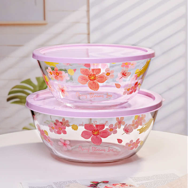 带盖和面盆家用烘焙发面玻璃盆