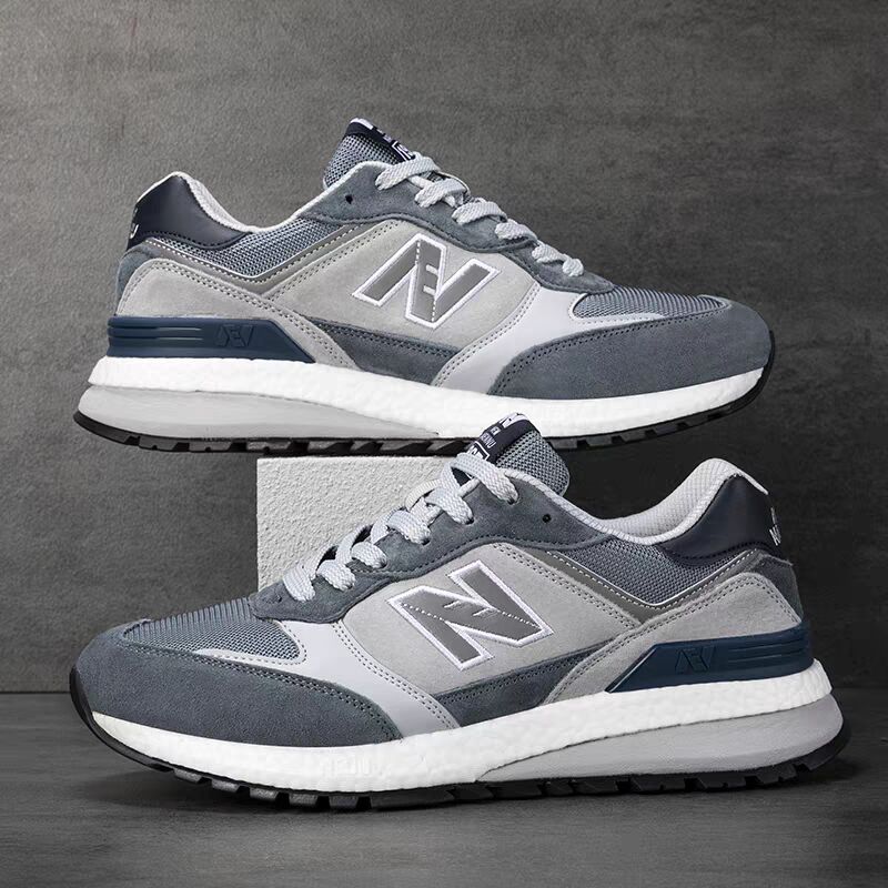 品牌正品男鞋2024春秋新款单鞋574休闲鞋女旅游鞋n字跑步鞋