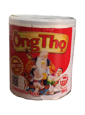 越南寿星公炼奶/炼乳380克/罐  VINAMILK Ong Tho红色 咖啡伴侣