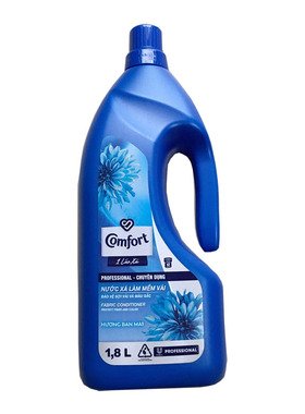 包邮越南comfort柔顺剂衣物柔顺剂洗衣液 浓缩型兰花香 1800ml