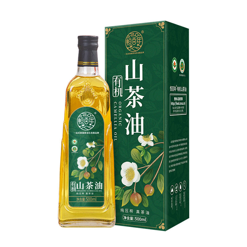 韶关特产恒百年物理压榨有机高山茶油 纯正茶籽油食用油凉拌烹饪