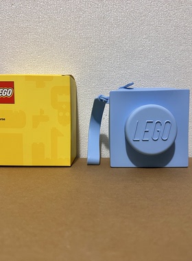 LEGO乐高112041蓝色硅胶包零钱包迷你书包挂件周边新品