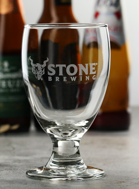 巨石stone美式风ipa可定制啤酒杯