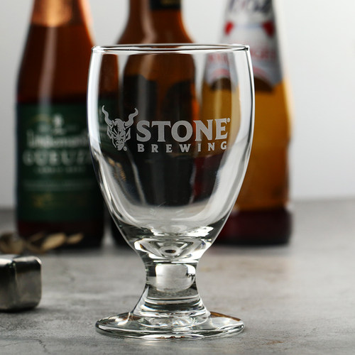 巨石stone美式风ipa可定制啤酒杯