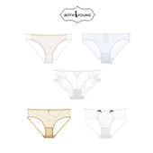 3条99元 蕾丝舒适低腰性感纯棉裆部三角裤 宝诗嫣内裤 女士纯欲薄款