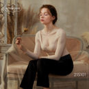 【品牌特惠】宝诗嫣德绒保暖内衣女秋冬季打底衫带胸垫可外穿秋衣