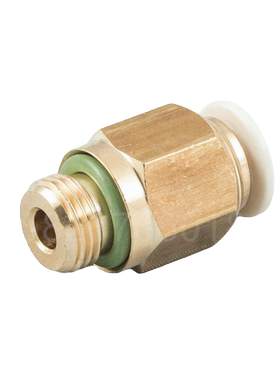 安耐饮料咖啡机医药可旋转直外螺纹直通快插接头 59020 AIGNEP