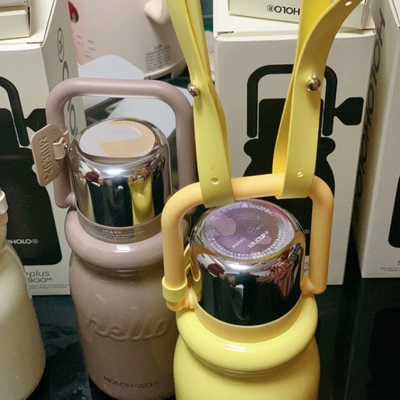 HOLOHOLO小奶壶原装背带学生可爱简约便携保温杯水杯非一次性肩带