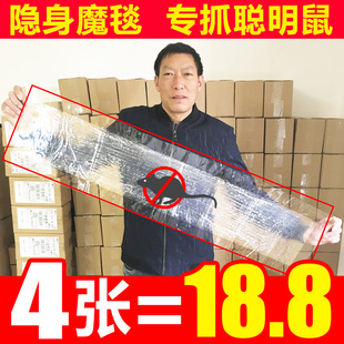 老鼠贴强力粘鼠板老鼠胶黏沾鼠贴家用超强灭鼠魔毯加大型正品实惠