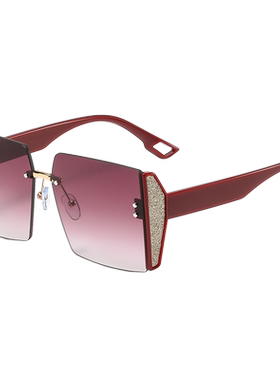 防紫外线防晒方形墨镜时尚潮流女