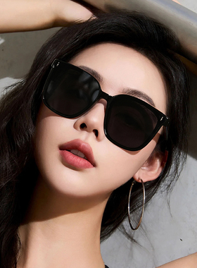 gm墨镜女高级感防晒2025新款近视太阳眼镜开车偏光防紫外线显瘦潮