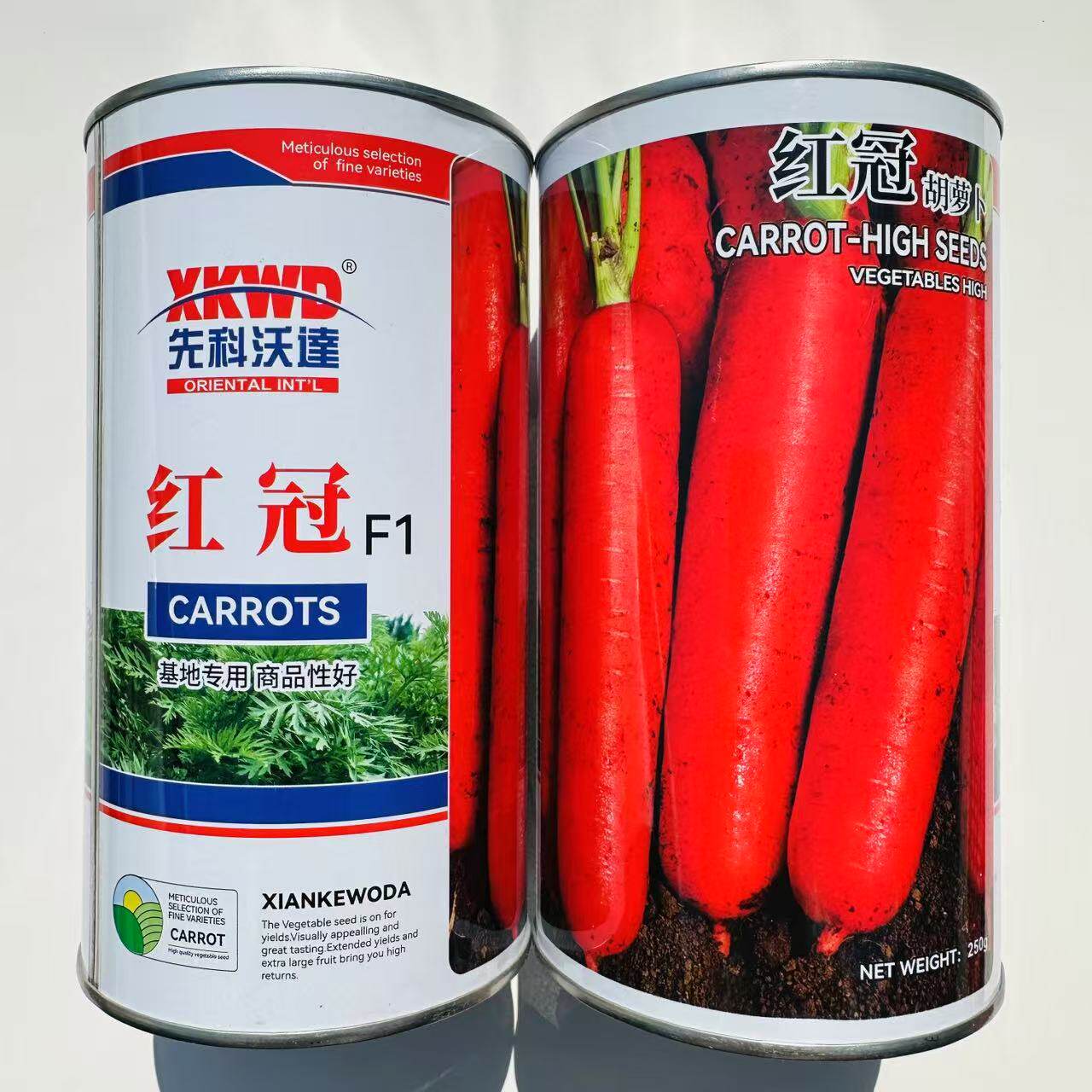 秋季播种先科沃达红冠胡萝卜种子三红耐暑丰产抗逆农家大田优质种