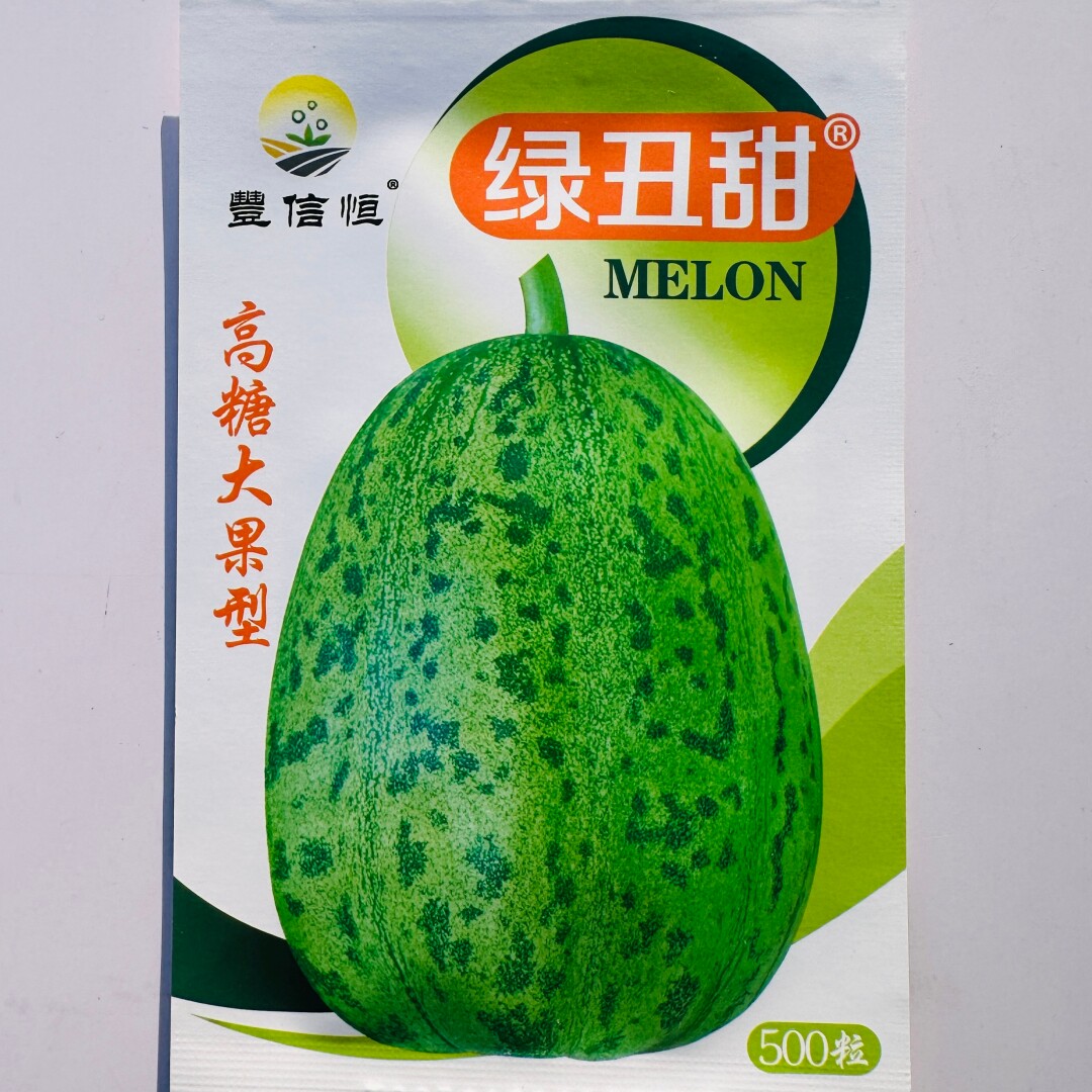 丰信恒绿丑甜甜瓜种子口感超甜绿肉甜瓜种籽大果高糖高产水果种籽