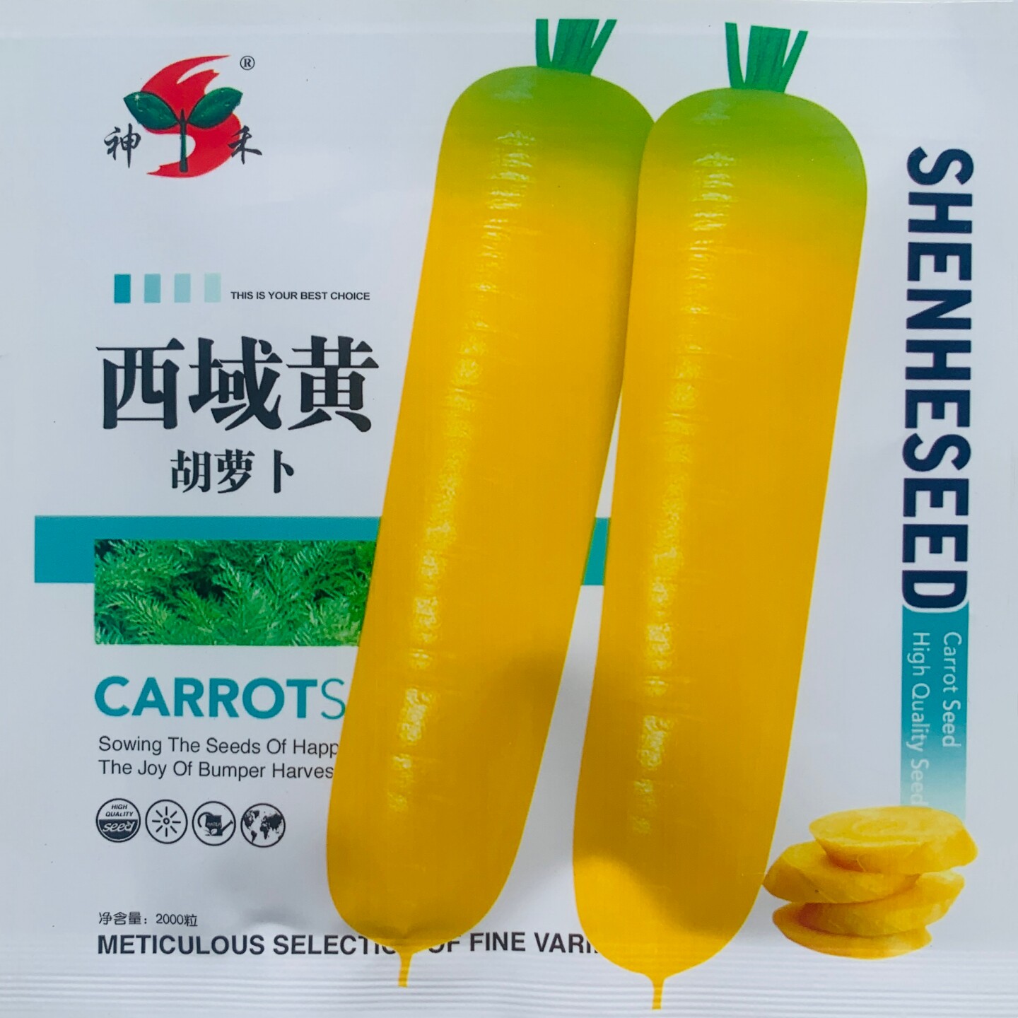 黄胡萝卜红胡萝卜种子高产秋四季水果萝卜种籽配新疆抓饭蔬菜种孑