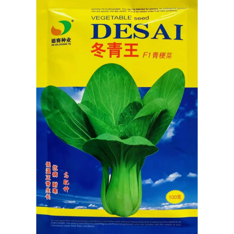 冬青王青梗菜种子 青菜种子 耐寒低温正常生长 上海青 蔬菜种子