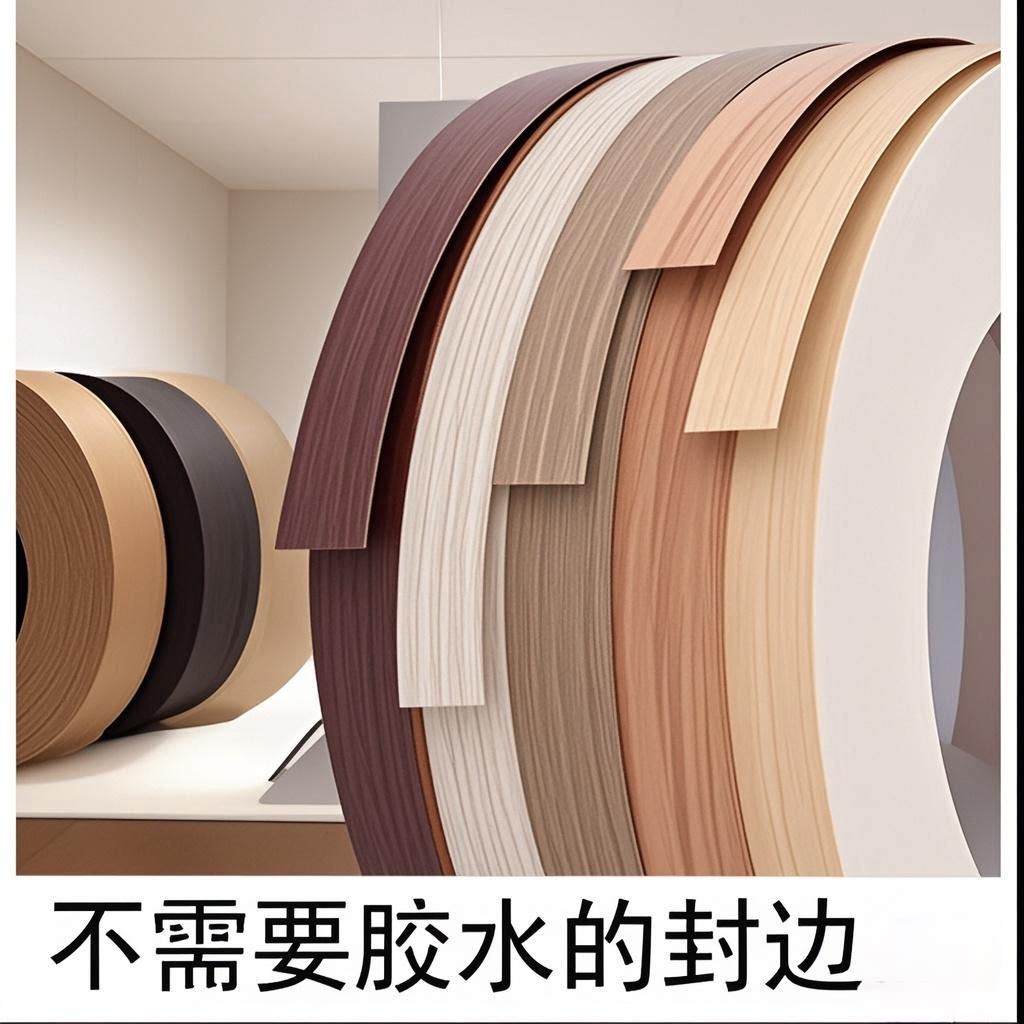 协晖胡桃带胶封边条PVC装饰封封边条