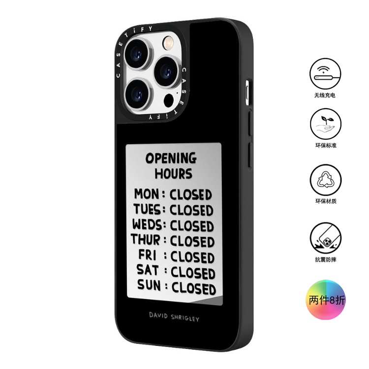 香港代购Casetify David艺术家 适用iPhone16/15/14/13/12/Pro/Max手机壳