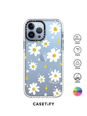 香港代购Casetify DAISIES雏菊适用iPhone14/13/12/Pro/Max手机壳