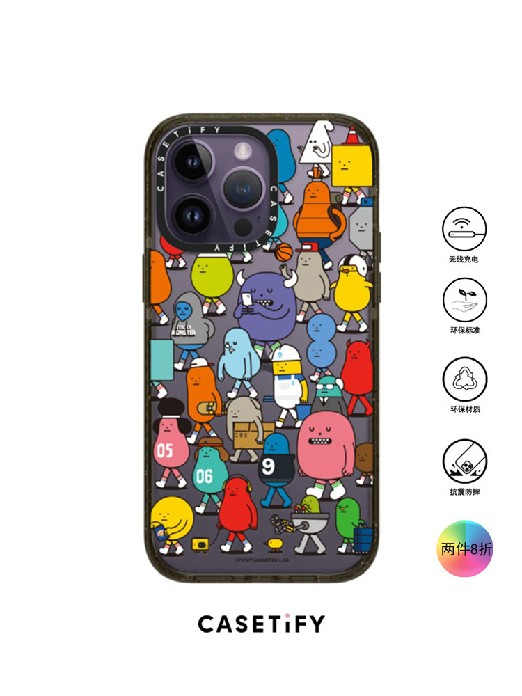 香港代购Casetify Monsters小怪兽适用iPhone14/1312ProMax手机壳
