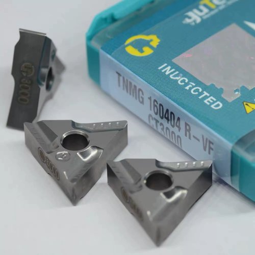 正品 特固克刀片TNMG160404R-VF CT3000三角开槽刀片金属陶瓷
