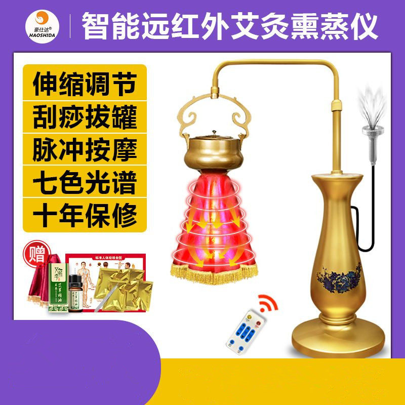 艾灸仪器无烟家用辅疗养生仪美容按摩温熏调理器