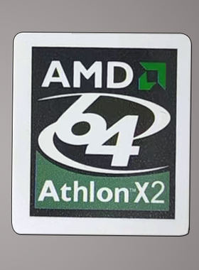 Athlon X2电脑性能信仰贴纸 AMD速龙64标志笔记本组装机标识贴纸