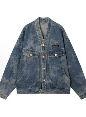 INXX Standby时尚复古水洗设计感百搭长袖牛仔外套牛仔XME4141380