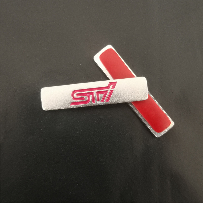 适用斯巴鲁森林人傲虎翼豹WRX STI 随意贴30*7mm小贴标装饰侧裙贴