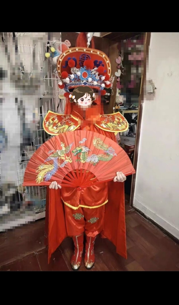 儿童变脸戏服出租少儿京剧变脸戏服租赁演出服出租