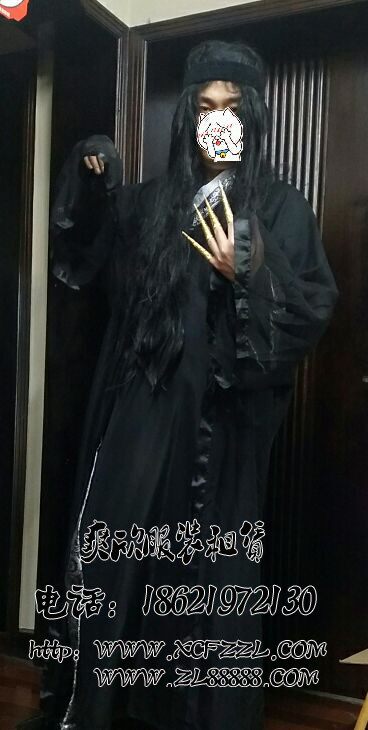 梅超风古装出租武侠人物杨过小龙女服装租借金庸人物小说周芷若