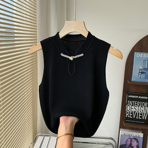 今年流行新中式国风无袖上衣女