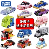 Takara tomy, Дисней, модель автомобиля, Дисней Микки Маус, Дональд Дак