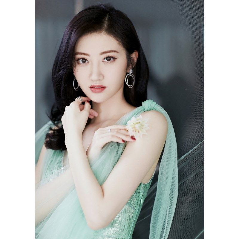 景甜影视美女明星写真照片海报相框墙画宿舍餐厅客厅酒吧装饰画