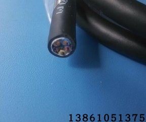 TRVV4*0.3/0.5/0.75/1/1.5/2.5平方黑色高速拖链线抗拉防水耐弯曲