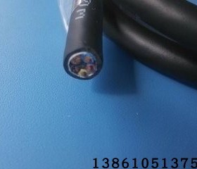 TRVV4*0.3/0.5/0.75/1/1.5/2.5平方黑色高速拖链线抗拉防水耐弯曲