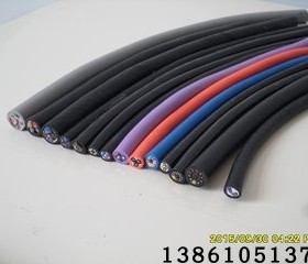 TRVV5*0.3/0.5/0.75/1平方黑色高速拖链线 抗拉防水耐弯曲耐腐蚀