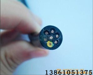 TRVV6*0.3/0.5/0.75/1平方黑色高速拖链线 抗拉防水耐弯曲耐腐蚀